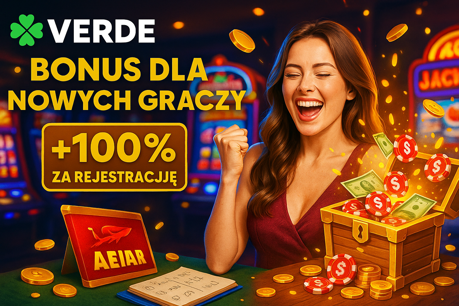 Bonus powitalny dla nowych graczy Verde Casino
